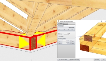 Incastri a mezzo legno testa-testa